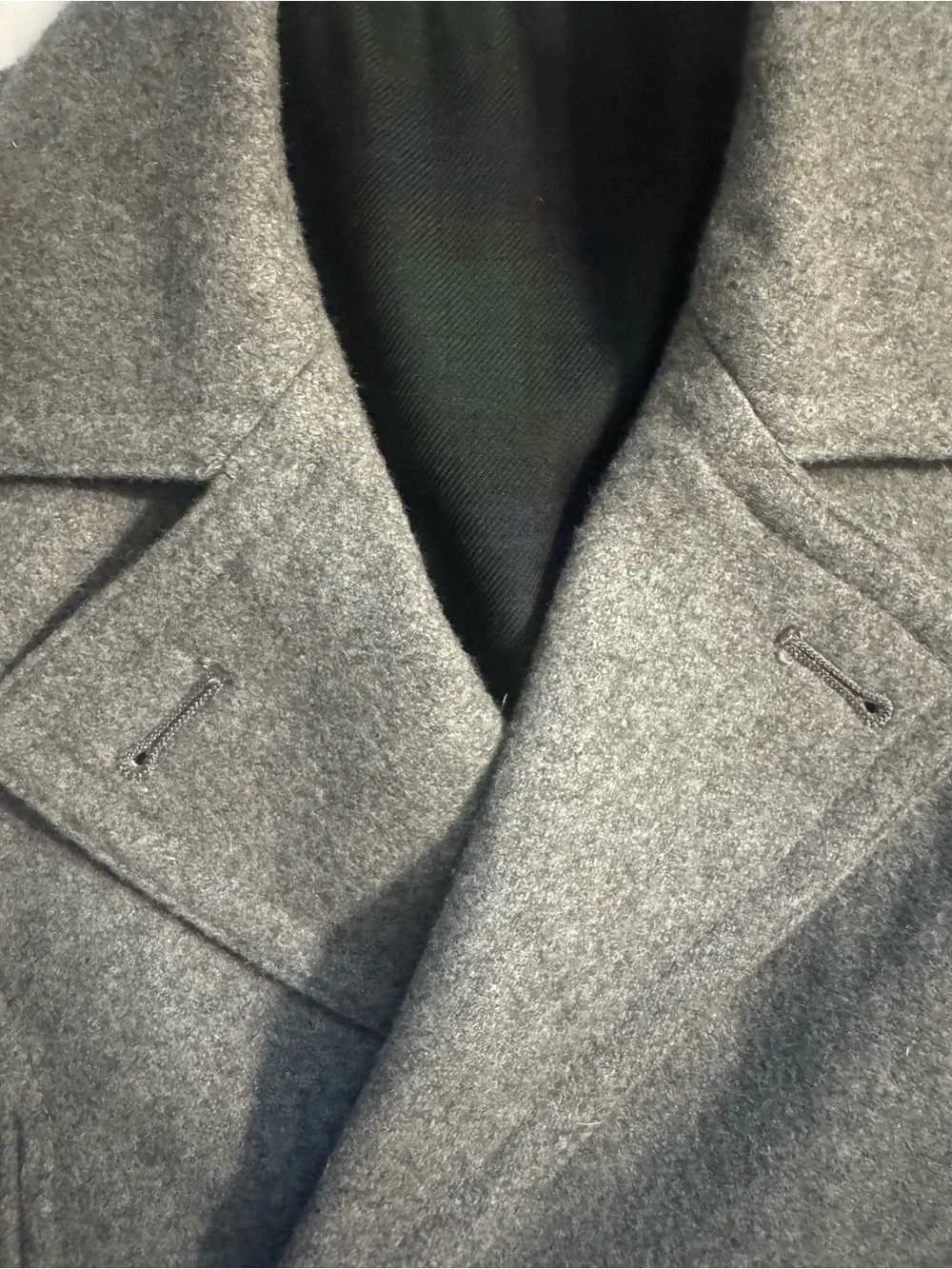 Lauren Ralph Lauren Wool Blend Peacoat Gray Double Breasted 10R / Women’s XS